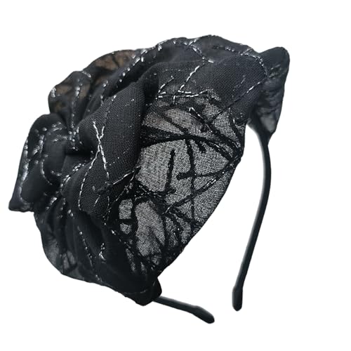 Itkcozcg Fascinator Hut für Damen, elegante Schleifen, Stirnband, Kostüm, Kopfschmuck, Haarschmuck für Halloween-Partys und Hochzeiten von Itkcozcg