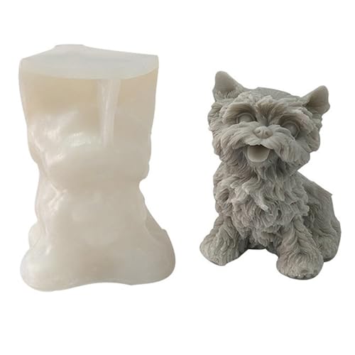 Itkcozcg Home Furnishings, Little Dog Fondant Kuchen Dekoration Formen Schokolade Epoxy Form Manuelle Kerze Aromath Seife Formen für Dekorationen von Itkcozcg