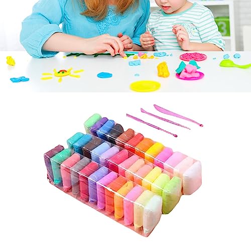 36 Farben DIY -Ton, Weiche, Leichte Flexible, Leicht zu Trocken zu Trockene Kinder, mit Leuchtenden Farben für Kindergeschenk von Itonash