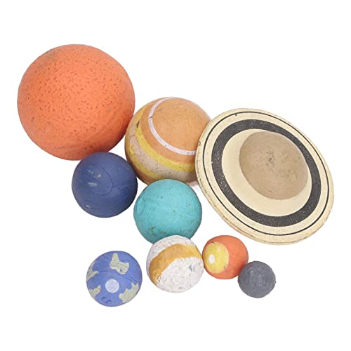 9 Planets Modell für Kinderausbildung, Solarsystem Planetary Kit, PVC -Raumspielzeug, Modelldesktop -Dekoration, Hergestellt aus PVC, Ideales für Kinder und Schüler von Itonash