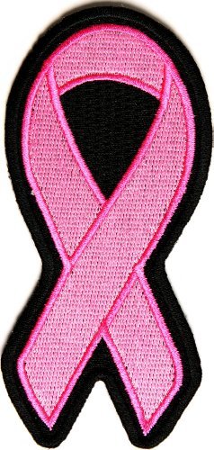 Medium Pink Ribbon Patch For Breast Cancer Awareness - By Ivamis Trading - 2x4.5 inch by Ivamis Trading von Ivamis Trading