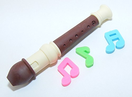 Iwako Musik Themed Recorder und Musik-Anmerkungen japanischer Radiergummi aus Japan von Iwako