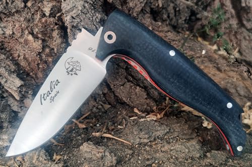 J&V ITALIA - Klappmesser Taschenmesser Bushcraft Outdoor Messer Folding Knife, Klinge 9 cm, Handmade in Spain von J&V