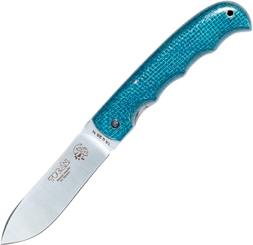 J&V TUCAN - Klappmesser Taschenmesser Bushcraft Outdoor Messer Folding Knife, Klinge 8,5 cm, Handmade in Spain von J&V