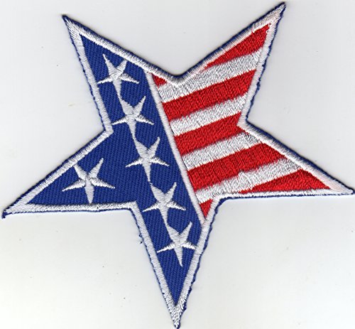 JAB Seller Aufnäher Bügelbild Aufbügler Iron on Patch Stars and Stripes USA Amerika Stern von JAB Seller