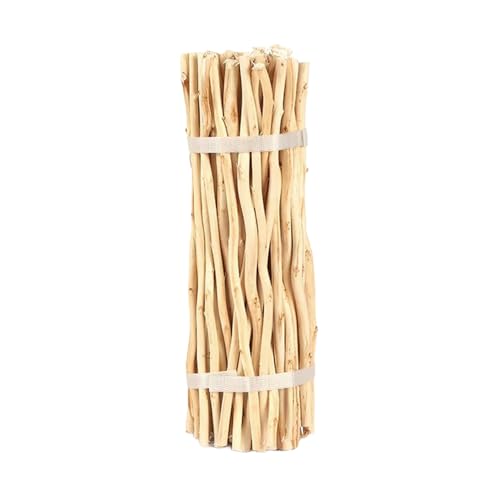 Jackanna 50 Stück Log Sticks, natürliche Zweig Sticks für Handwerk, Hochzeit Party Dekorationen und Home Decoration (30cm Weidenzweig in Log Colour) von JACKANNA