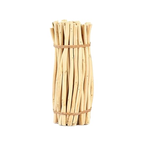 Jackanna 50 Stück Log Sticks, natürliche Zweig Sticks für Handwerk, Hochzeit Party Dekorationen und Home Decoration (Weidenzweig 20cm Stamm Farbe) von JACKANNA