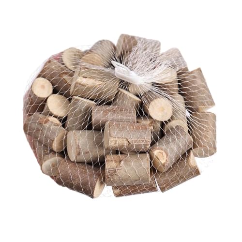 Jackanna diy dekorative kleine runde Holzstücke, natürliche Mini-Sticks, DIY-Basteln, Heimdekoration, Foto-Requisiten (1~3cm rundes Holzsegment) von JACKANNA