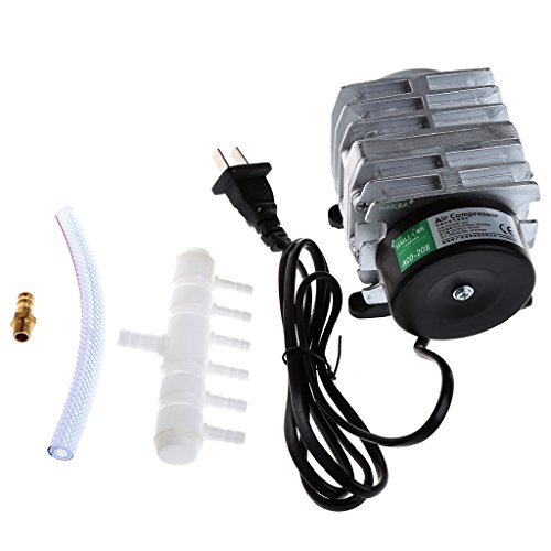 JAGETRADE 45L / min 25 Watt Elektromagnetische Luftkompressor Aquarium Sauerstoff Teich Luftpumpe Belüfter von JAGETRADE