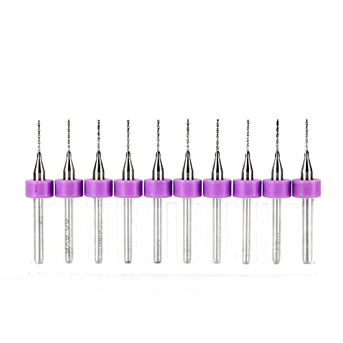 10 stücke 0,6mm-1,5mm Import Hartmetall PCB Bohrer Drucken Leiterplatte Mini CNC Bohrer Set-10 stücke 0,6mm. von JAINGU