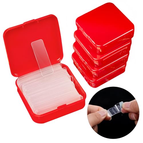 JAONLD Doppelseitiges Klebeband Extra Stark 5 Schachteln mit 300 Tabletten Spurloses Nano Magisch Tape Transparente Klebepads Ablösbar Zum Aufhängen Von Bildern, Postern, Teppichen, Fotos von JAONLD