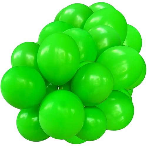 JARTTY Grüne Luftballons Grün 100 stück 12 Zoll Ballons Latex Luftballon Helium Geburtstag Hochzeit Babyparty Halloween Oder Weihnachten party Deko von JARTTY