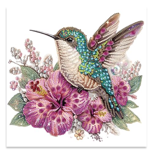 JATOK Diamond Painting Erwachsene, Vogel 5D DIY Diamant Painting Bilder Erwachsene, Diamond Art DIY Diamant Kunst Malerei Stickerei Kreuzstich Bilder Home Wand Dekor, 30X40CM von JATOK