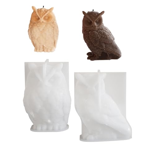 2pcs Hase Kerzen Gießen Kerzenformen Silikonformen Gießformen Ostern Ostern Kaninchen Silikonformen Kerzengießformen Gießformen Silikon Gießform Wichtel Gips Zum Gießen Giessformen Kerzenform von JAWSEU