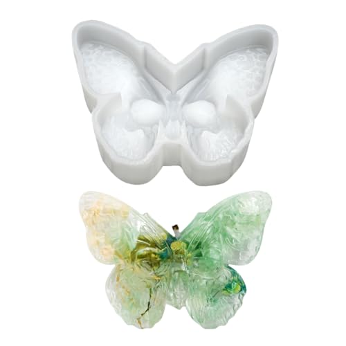 3D Silikonform Kerzenformen Schmetterling Epoxidharz Kerzen Gießform DIY Seifenform Resin Candle Mold 3D Kerzen Silikonformen Kerzenformen Harz Gießen Kerzenform für Fondant Duftkerzen Seife von JAWSEU