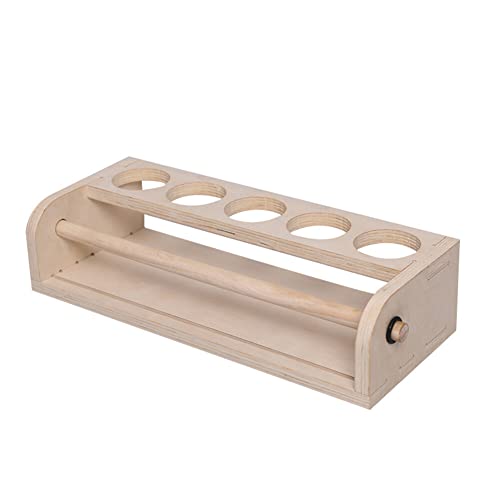 Kinder Tischpapier Rolle Dispenser, Rollenspender für Zeichenpapier aus Holz, Zeichenpapier-Organizer-Halter, Bastelpapierrollen-Aufbewahrungshalter für Kinderkunst von JAWSEU