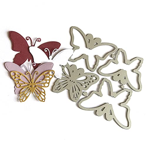 Mentall Stanzschablonen Schmetterling stanzform Schmetterlings metallprägeschablone Stanzschablonen, Schmetterlings Prägeschablonen Stanzformen Schablonen Für Scrapbooking Handwerk Prägen von JAWSEU