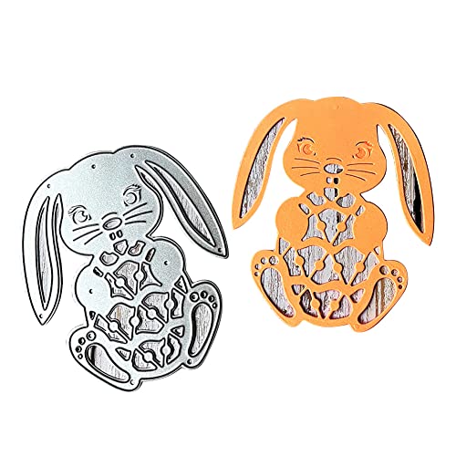 Ostern Stanzschablone Stanzformen Hase Osterhasen Farbe Eier Schneiden Prägeschablonen Prägung Schablone Stanzschablonen für Easter Ostern DIY Scrapbooking Papier Karten Kunst Basteln Dekor von JAWSEU