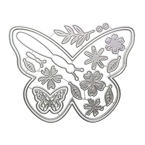 Schmetterling Metallstanzformen Schmetterling Stanzformen Metallschablonen 3D Schmetterling Blumen Metall Stanzformen Für Die Kartenherstellung Prägewerkzeug Schablone Scrapbooking DIY Basteln von JAWSEU