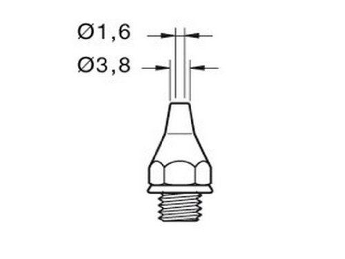 JBC 0320800 Entlötspitze für Classic, 75 W von JBC