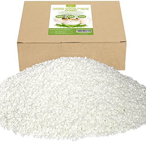 JBEIY 2Kg SojaWachs, Natürliche Kerzenwachs, Hohe Qualität Kerzen Wachs für Kerzen Gießen, Soja wachs für Kerzen Selber Machen, DIY Kerzen von JBEIY