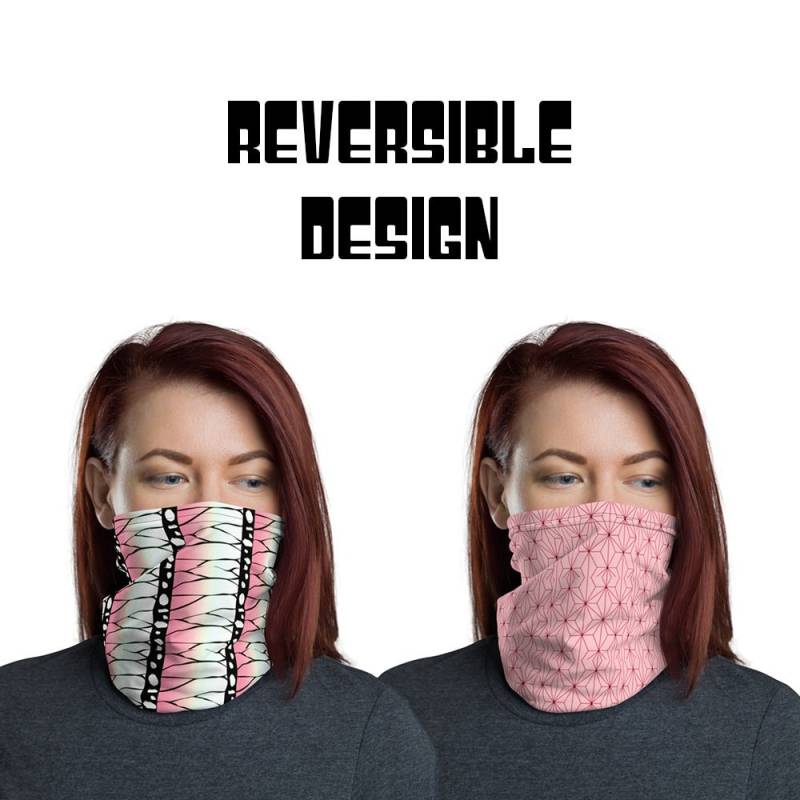 Slayer Anime Maske - Slayer Anime Cosplay Neck Gaiter Bedruckter Liebhaber Geschenk Reversible Waschbare Gesichtsmaske von JBFaceMask