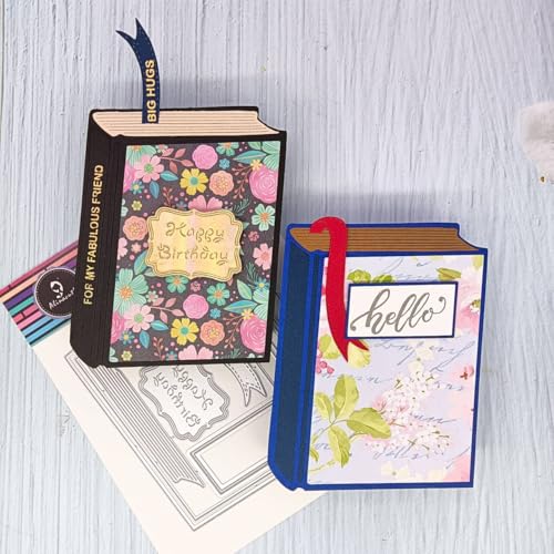 Alinacutle Metall-Stanzform für Geschenkpapier, Basteln, handgefertigte Kartenherstellung, DIY, Grußkarten, Scrapbooking, Album, Kunstvorlage (Buchrahmen) von JBQUEEN