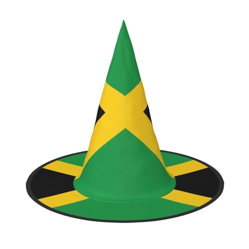 JBYJBX Jbyjbxflag Of Jamaica Print Karneval Halloween Hexenhut Motto-Partys Hut Cosplay Maskerade Urlaub Dekor von JBYJBX