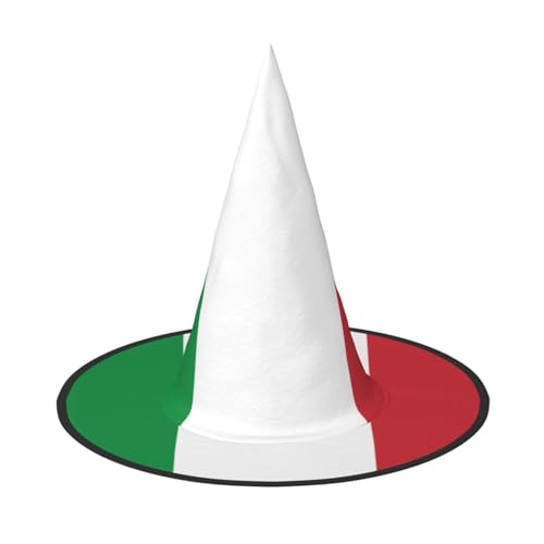 JBYJBX Jbyjbxitalian Flagge Druck Karneval Halloween Hexenhut Motto-Partys Hut Cosplay Maskerade Urlaub Dekor von JBYJBX