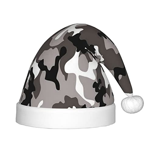 JBYJBX Weihnachtsmütze mit Camouflage-Druck, für den Außenbereich, Weihnachtszubehör, Partys, Unisex, Urlaub, Kopfbedeckung und Geschenk von JBYJBX