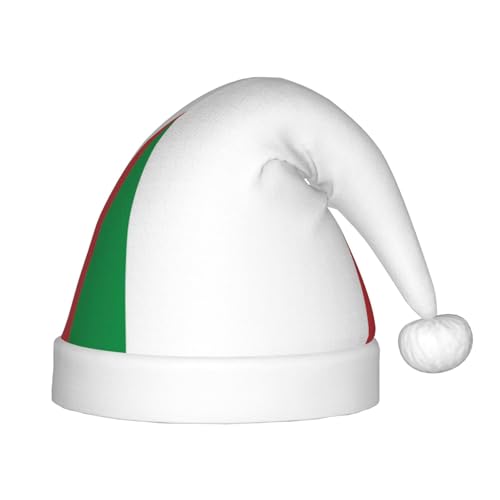 JBYJBX Weihnachtsmütze mit italienischer Flagge, Outdoor, Weihnachtszubehör, Partys, Unisex, Urlaub, Kopfbedeckung und Geschenk von JBYJBX