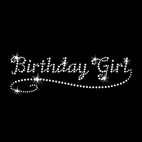 Birthday Girl Iron On Rhinestone Crystal T-shirt Transfer by Jubilee Rhinestones by Jubilee Rhinestones von JCS Rhinestones