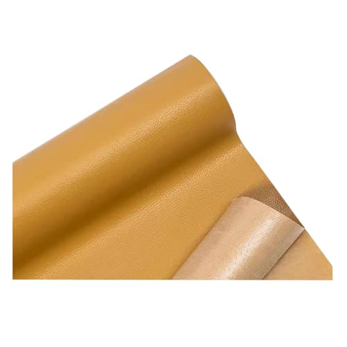 Kunstleder Selbstklebend Leder Reparatur Flicken, Selbstklebendes Leder-Reparaturset Für Risse, Polsterstoff Aus Vinyl-Kunstleder Für Sofas Möbel Autositze Stühle(Khaki) von JCWGLY