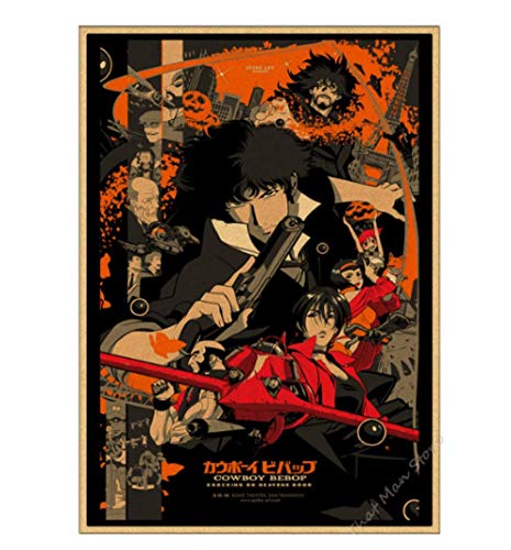 JCYMC Leinwand Bild Film Cowboy Bebop Anime Poster Wandkunst Wohnkultur Lx68Yz 40X60Cm Rahmenlos von JCYMC