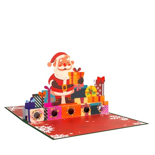 JDNH Elegante 3D Weihnachtsgrußkarten Mit 3D Popup Weihnachtskarten Und Umschlägen Zum Verschenken von JDNH