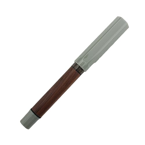 JDNH Füllfederhalter aus Holz, 0,38 mm Spitze, großer Tinten-Konverter, ergonomischer Griff, Füllfederhalter für Journaling, Schreiben, Zeichnen, Unterschreiben von JDNH