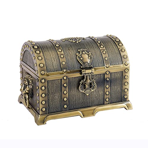 JDSHFEN Schmuckschatulle Schmuck-Organizer Schmuckkästchen Schmuck-Organizer Box Display Aufbewahrungskoffer Halter mit Schloss Mädchen-Schmuckkästchen für, von JDSHFEN