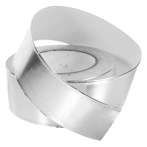 JECOMPRIS 1 Rolle Aluminiumfolienband Aluminiumband Aluminiumfolien Dichtungsband Thermoband Wasserdichtes Klebeband Selbstklebendes Aluminiumfolienband Gafferband Isolierband von JECOMPRIS