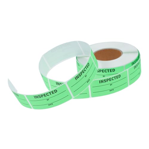 JECOMPRIS 1 Rolle Inventar-tags Service-aufkleber Stand Inhaber Aufkleber Gekühlt Aufbewahren Etiketten Für Lebensmitteletiketten Aufbewahrungskorb-etikett Aus Pvc Green von JECOMPRIS