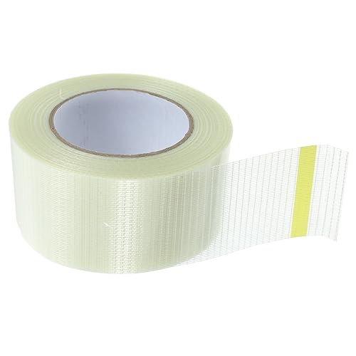 JECOMPRIS 1 Rolle Reparaturband für Zelte Befestigungsband Trockenbaubandgewebe Befestigungsbänder Klebeband verstärktes Band packing tape paketband tape band Montageband Werbeband Glasfaser von JECOMPRIS