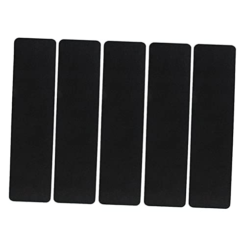 JECOMPRIS 1 Satz Anti-klebeband Wasserdichtes Band Meckerndes Wasser Griptape Greifer Für Teppichunterlagen Leitung Antirutsch Klebeband Antirutschstreifen Terrassenaufkleber Black 5st von JECOMPRIS