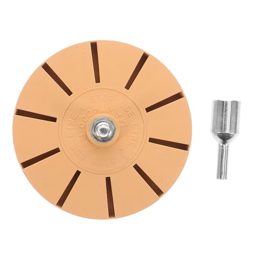 JECOMPRIS 1 Satz Gummirad Entfernen Werkzeug Streifen Automobil Entfernung Entferner Schleifscheiben Zum Polieren Schwabbelscheiben Zum Polieren Abisolierrad Light Brown JECOMPRIS 1 Satz Gummirad Entfernen Werkzeug Streifen Automobil Entfernung Entferner Schleifscheiben Zum Polieren Schwabbelscheiben Zum Polieren Abisolierrad Light Brown von JECOMPRIS