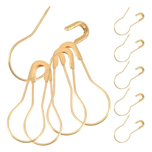 JECOMPRIS 1 Satz Kalebasse Stift Brosche Pin Sicherheitsnadel Kompakte Brosche Widerstandsfähige Brosche Mantelnadel Magnete Boutonniere Broschen Für Damen Kürbis Brosche Metall Golden 300st von JECOMPRIS