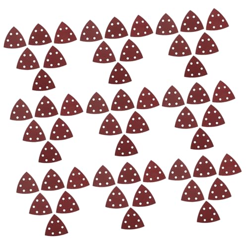 JECOMPRIS 120 Stück dreieckiges Schleifpapier Holzschleifer Metallschleifen Schleifpapier für Glas Schleifpapier zum Schleifen von Metall Sandpapierblöcke Aluminiumoxid Brown JECOMPRIS 120 Stück dreieckiges Schleifpapier Holzschleifer Metallschleifen Schleifpapier für Glas Schleifpapier zum Schleifen von Metall Sandpapierblöcke Aluminiumoxid Brown von JECOMPRIS