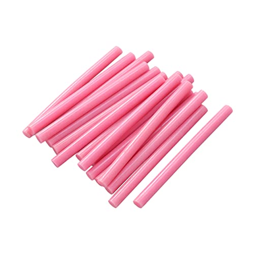 JECOMPRIS 20St Heißschmelzklebestab Heißkleber-Kit Glitzer-Klebestifte schwarze Heißklebestifte Sprühkleber all purpose glue plastikkleber glue sticks Allzweckkleber bastel material Rosa von JECOMPRIS