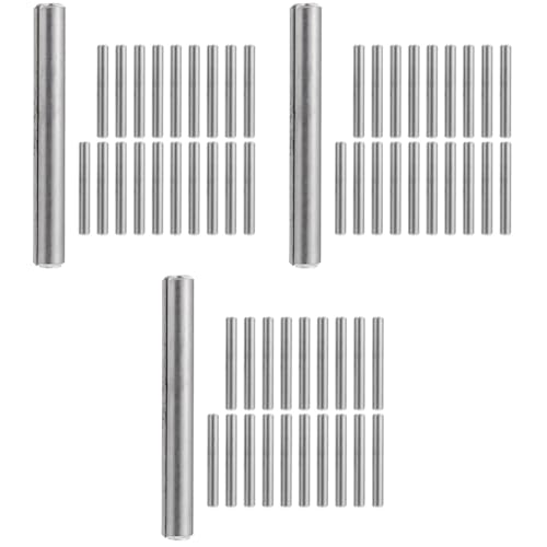 JECOMPRIS 3 Sätze Zylindrischer Positionierungsstift Halterung Für Wandregal Geländer Große Regalhalterungen Unterstützt Heringe Heften Silver Rostfreier Stahl 20 Stück * 3 von JECOMPRIS