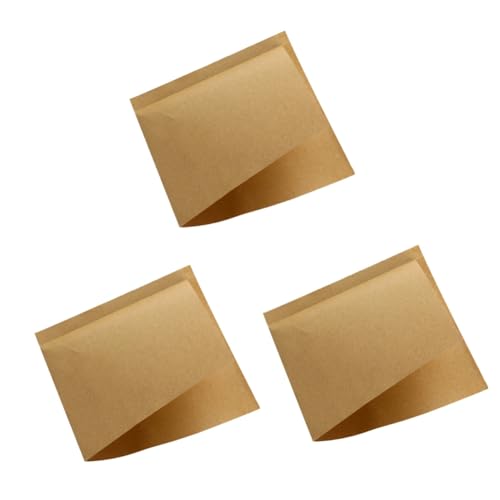 JECOMPRIS 300 STK Braune Papiertüten Bäckereitaschen Aus Kraftpapier Weiße Bäckereitüten Bäckerei Papiertüten Snack Lunchpaket Aus Papier Lunchtüten Aus Braunem Papier Dreieck Pergament von JECOMPRIS