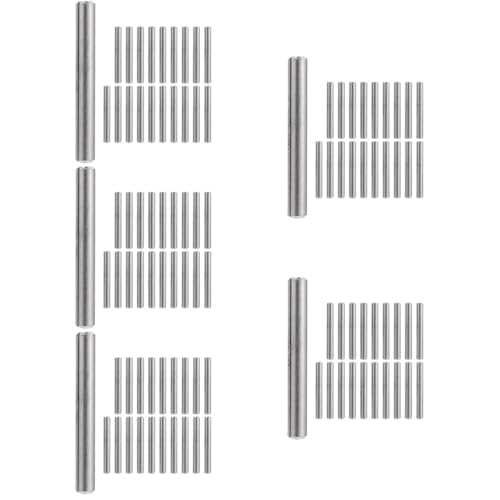 JECOMPRIS 5 Sätze Zylindrischer Positionierungsstift S Haken Zum Aufhängen Regalhalterungen Bausatz Passstift Edelstahl Dübelstifte Für Regalstützen Rostfreier Stahl Silver 20 Stück * 5 von JECOMPRIS