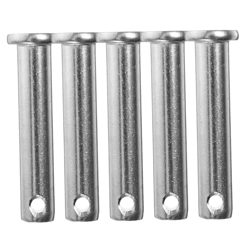 JECOMPRIS 5 Stück Edelstahlstifte Kupplungsbolzen für Gerüste Gerüstversorgung Kupplungsstift Teile Anhalte Haltestift Halterung für Gerüste Rostfreier Stahl Silver JECOMPRIS 5 Stück Edelstahlstifte Kupplungsbolzen für Gerüste Gerüstversorgung Kupplungsstift Teile Anhalte Haltestift Halterung für Gerüste Rostfreier Stahl Silver von JECOMPRIS