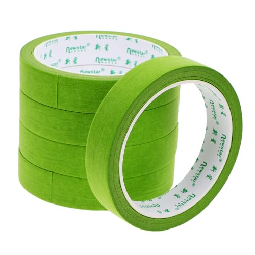 JECOMPRIS 5st Abdeckband Kantenabschlussband Klebeband Buntes Washi Tape Farbiges Band Auto Sprühband Kunstband Trimmband Beschriftungsband Bandbeschriftung Malerband Papier Green von JECOMPRIS